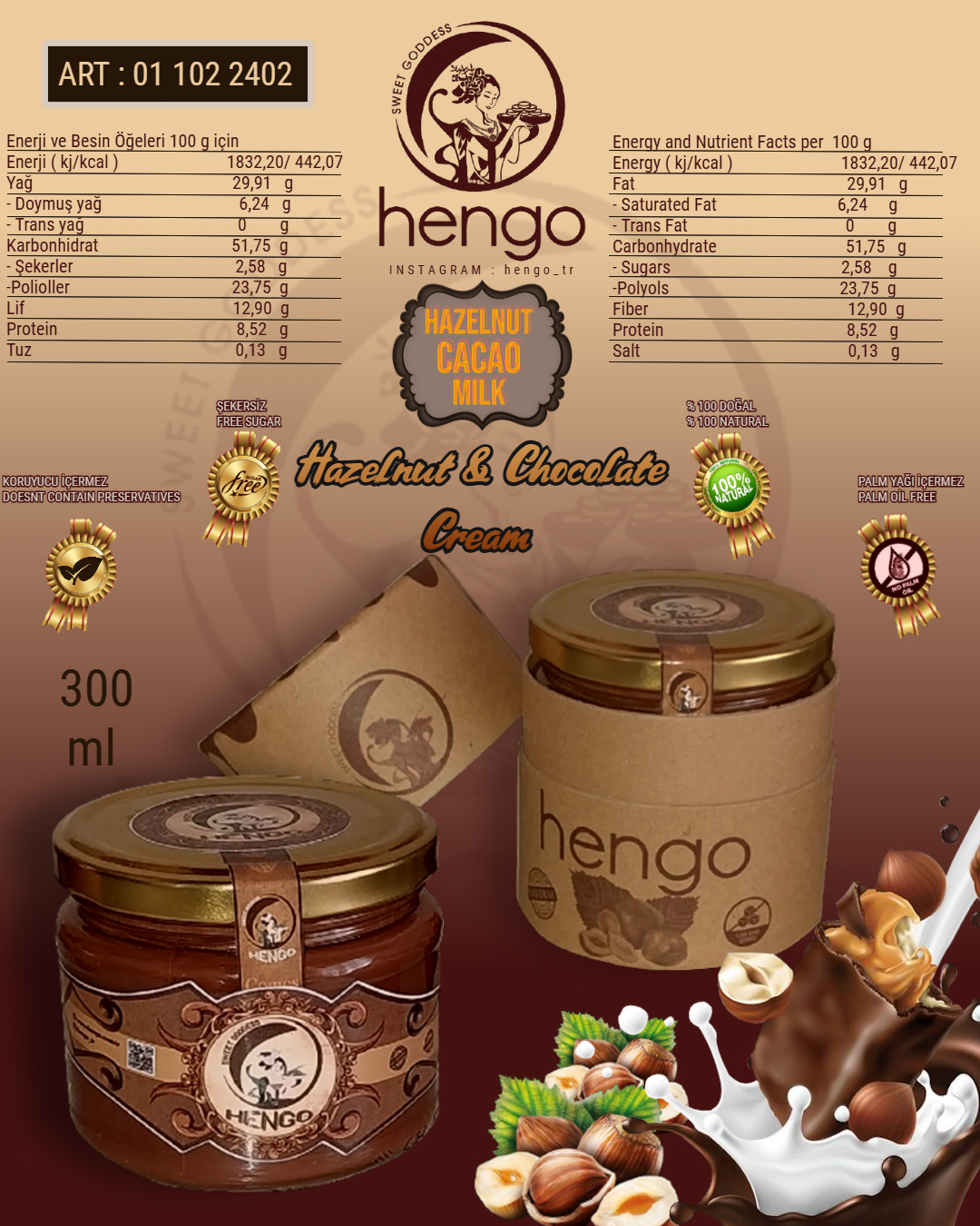 Kakaolu Fındık Kreması 01 102 2402